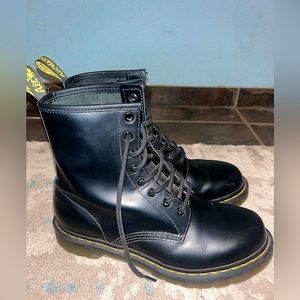 Women's 1460 Black Nappa Combat Boots